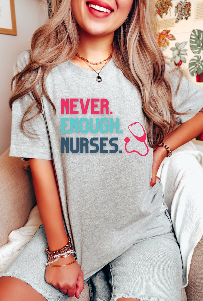 Nurse GREY Shirt Gift For Nurse Nurse Lover TShirt Nurse Graduation Gift Wife Nurse Gift Daughter Nurse Appreciation RN Gift Nurses Shirt