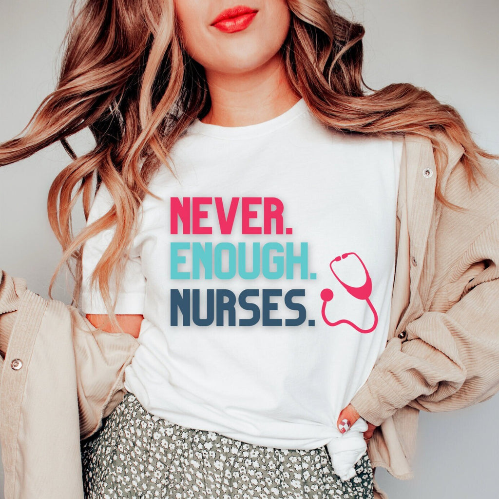 Nurse WHITE Shirt Gift For Nurse Nurse Student T-Shirt Nurse Graduation Gift Nurse Week Nurse Appreciation RN Gift Nurses Hospital Tshirt