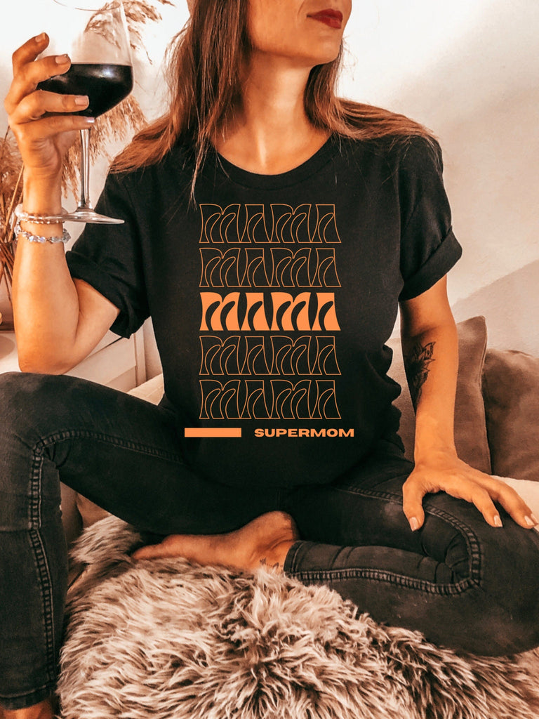 Mama Super Mom Shirt Mama Shirt Mothers Day Gift Womens Shirt Mom Day Gift Wife Shirt Mama Bear Tshirt Mama Shirt Gift For Her Super Mama