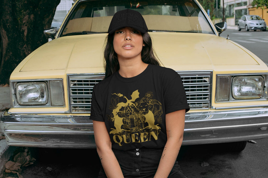 Festival BLACK TShirt Queen TShirt Rock T Shirt Fred Mercury Queen Band Shirt Rock Clothing Rock Band T-Shirt 80s Nostalgia Vintage Top