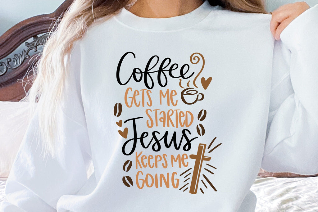 WHITE Coffee Lover Sweater Coffee Sweatshirt Coffee Addiction Sweatshirt Fun Coffee Sweater Funny Coffee Sweatshirt Graphic I Love Coffee