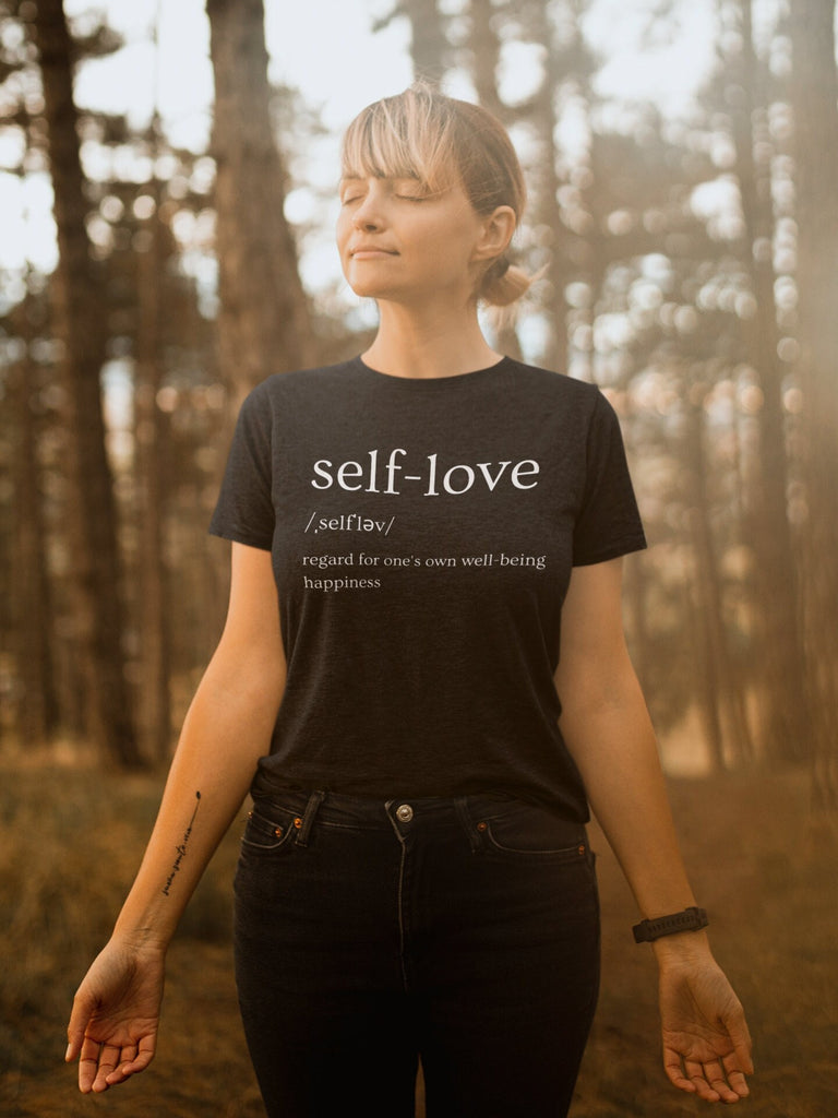 Self Love Therapy Women T Shirt Women Empowerment Tee Positivity Quote T Shirt Inspirational Saying Tee Mental Health Shirt Kindness Shirt