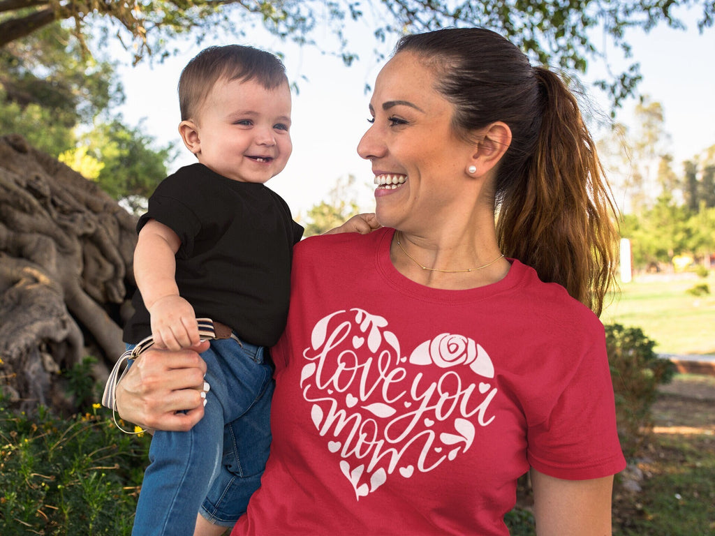 Love You Mom Shirt Mom Shirt Mama Shirt Mothers Day Gift Womens Shirt Mom Day Gift Wife Shirt Mom Of Girls Shirt Mama Shirt Gift For Her Mom