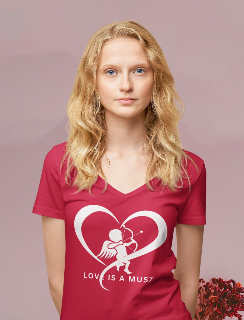 Love T Shirt Valentines V Neck Shirt Lover Tee Shirt Red Valentines Tshirt Red Valentines Day Tee Gift Love Valentines T Shirt Grapfic Tee