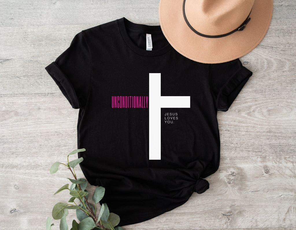 Gods Love Is Unconditional God Lover Shirt Religious Shirt Jesus Believer Shirt Love Jesus God is Good God Shirt Trust God Loves Me Unisex