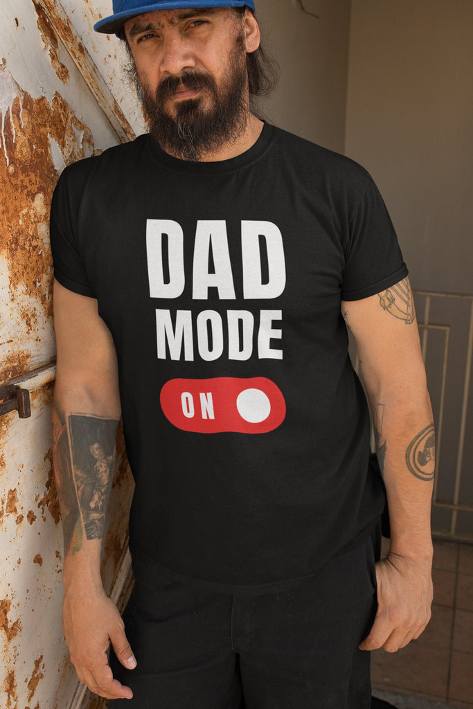 Dad Mode On Shirt for Dad Pocket Shirt Fathers Day Shirts Gift for Daddy Father Gift Ideas Dada Shirt New Dad Gift Baby Shower Gift Ideas