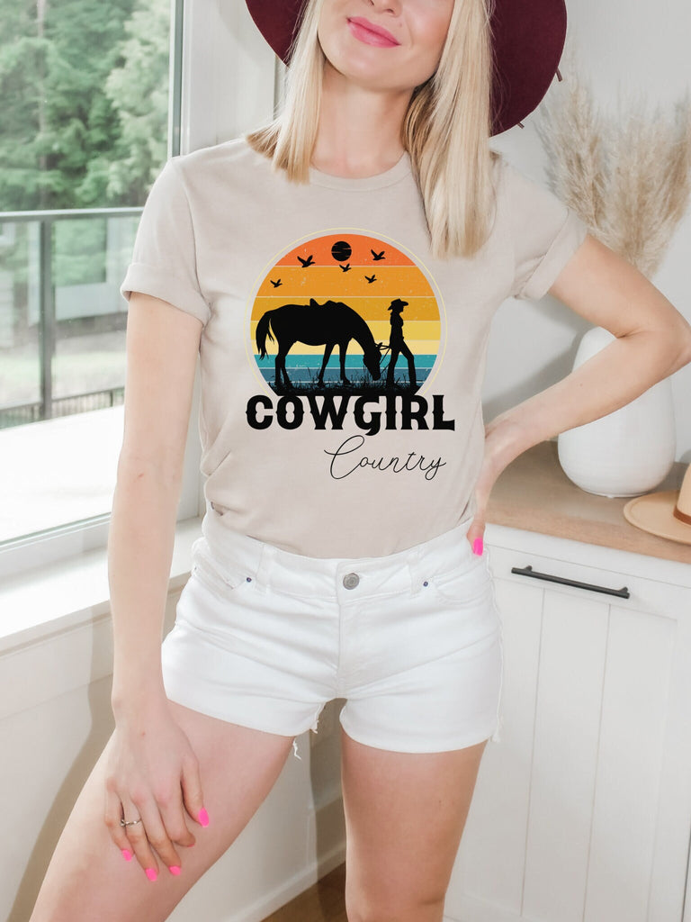 Cowgirl Country Boho Cow Skull Shirt Howdy Shirt Wild West Shirt Western Graphic Tee Cowgirl Shirt Bull Skull Tee Southwest Top Western Tee