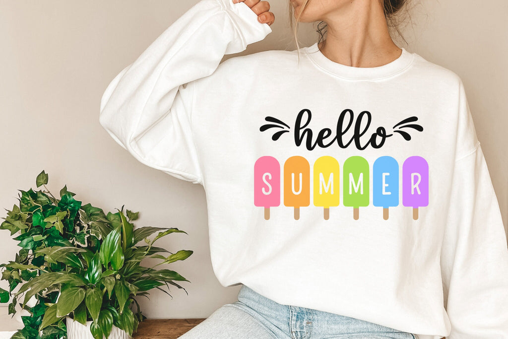 Hello Summer Sweatshirt Funny Summer Sweatshirt Summer Woman Sweatshirt Beach Shirt Beach Booze Besties Beach Vacation Shirt Summer Tank Top