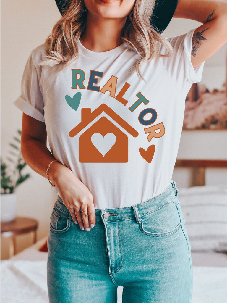 Realtor Tshirt Real Estate Shirt Real Estate Tee Boss Babe Shirt Your Home Girl Womens Shirt Tees Wife Mom Real Estate Apparel Tee Gift