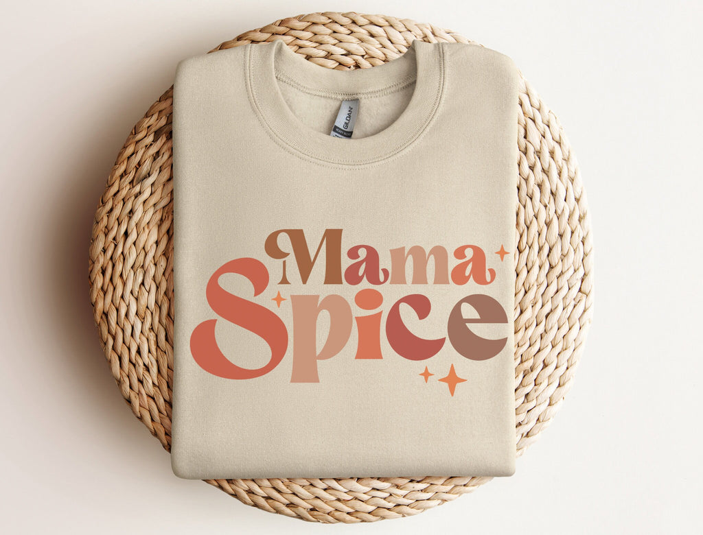 Mama Spice Sweater Fall Sweatshirt Pumpkin Halloween Sweatshirt Pumpkin Shirt Fall Sweatshirt Spooky Season TShirt Fall Shirts For Women