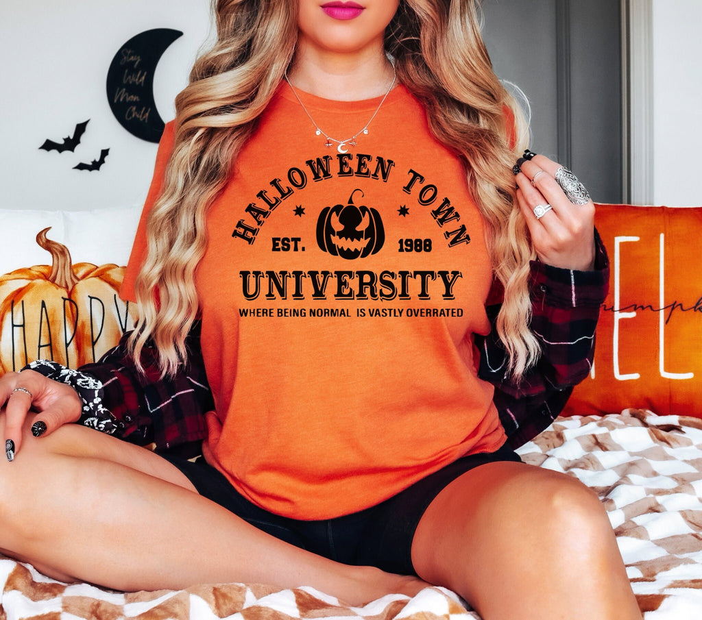 Halloween University Sweatshirt Horror Movie Shirt Halloween Sweatshirt Spooky Season Thanksgiving Shirt Halloween Graphic Tee Fall Pumpkin