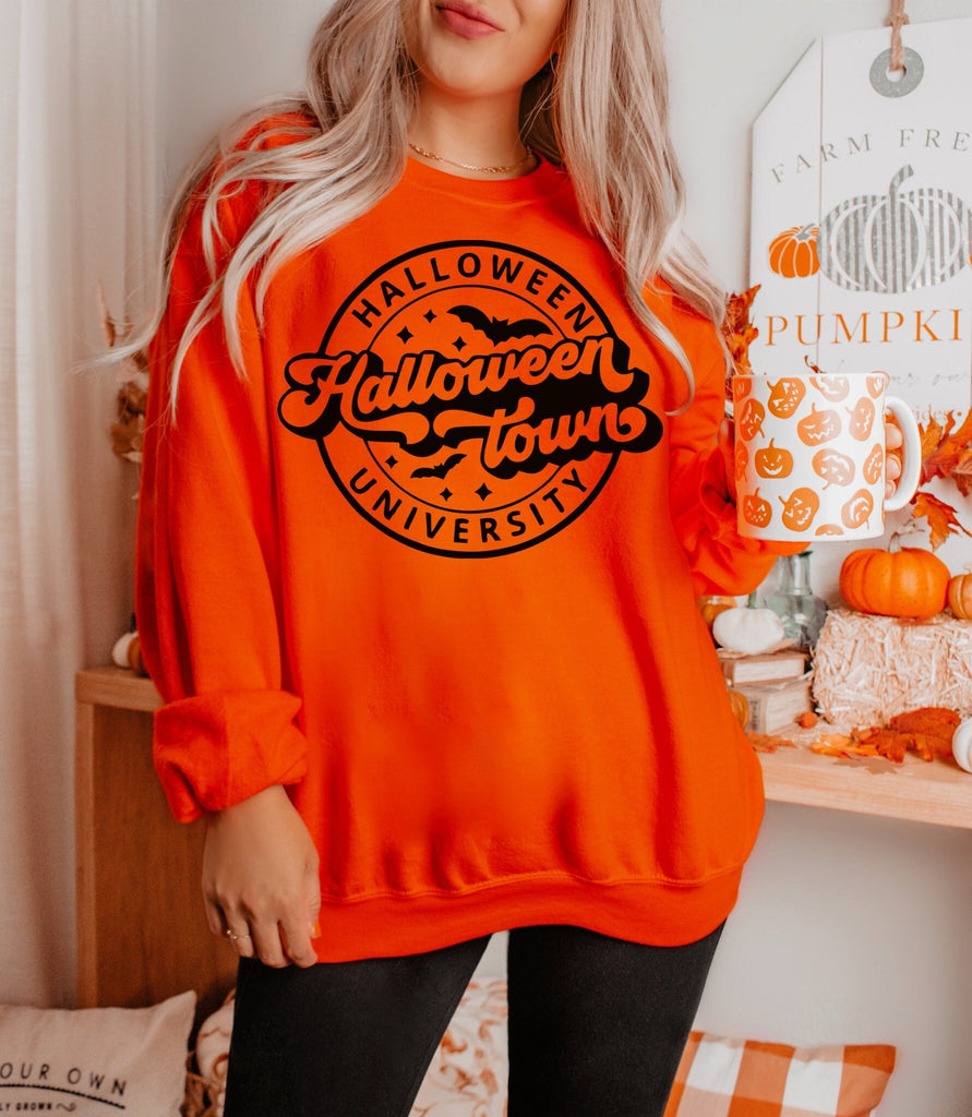 Halloween University Sweatshirt Horror Movie Shirt Halloween Sweatshirt Spooky Season Thanksgiving Shirt Halloween Graphic Tee Fall Pumpkin