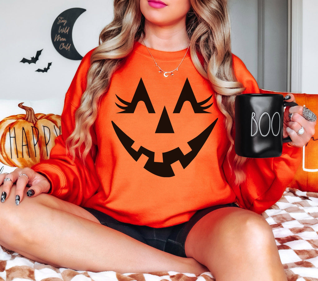 Pumpkin Fall Sweatshirt Horror Movie Shirt Halloween Sweatshirt Spooky Season Thanksgiving Shirt Halloween Graphic Tee Fall Pumpkin Shirt