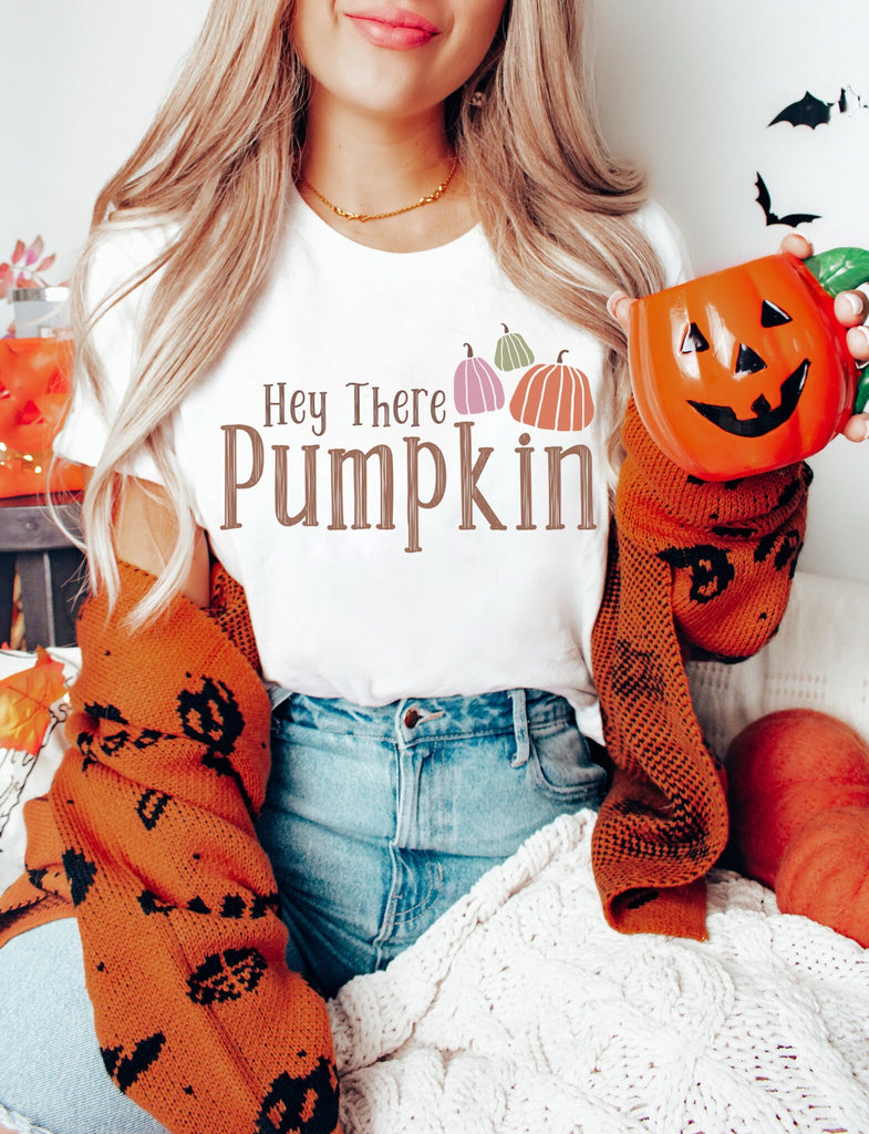 Hey Pumpkin Shirt Halloween Shirt Pumpkin Halloween Sweatshirt Pumpkin Shirt Fall Sweatshirt Spooky Season TShirt Fall Shirts For Women