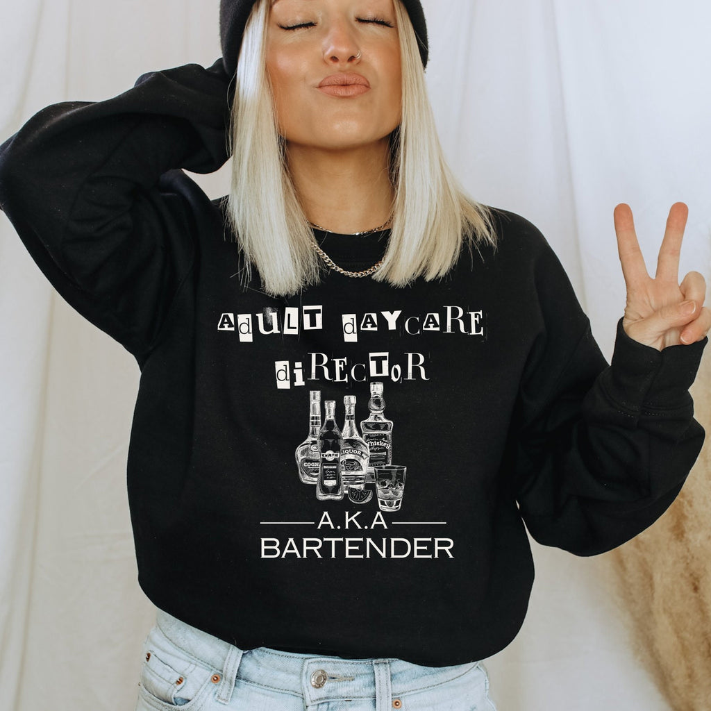 Bartender Sweatshirt Funny Bartending TShirt Bartender Gift Coffee Shirt Barmen Tee Waitress T Shirt Intoxicologist Shirt